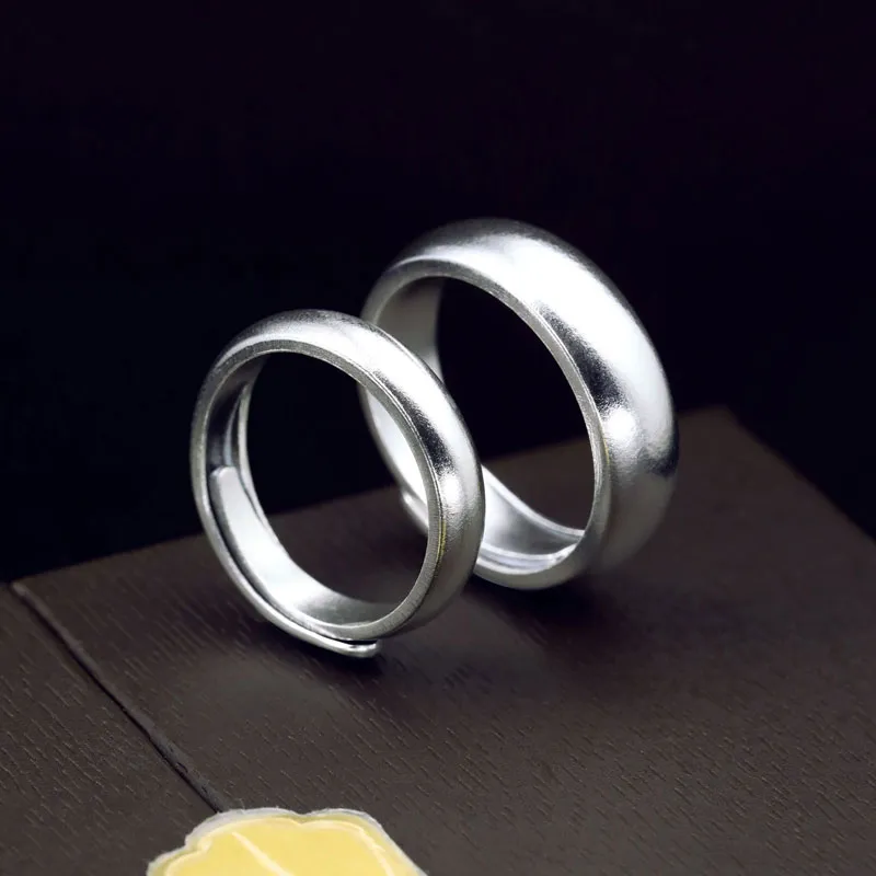 Mrs. Song 999 Fine Silver Rings Unisex-5