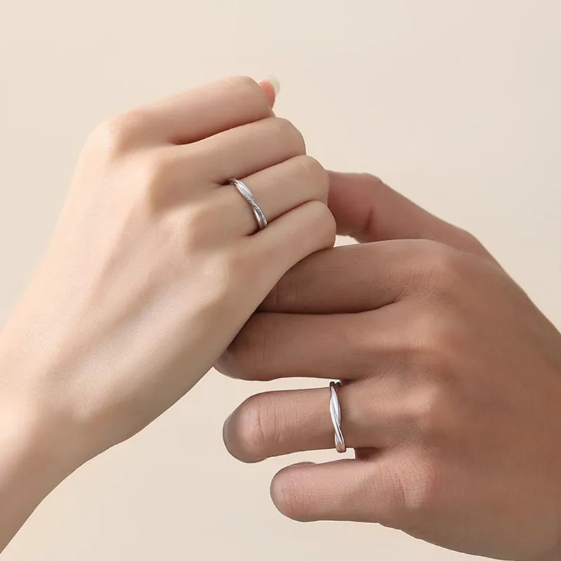 Mrs. Song 999 Fine Silver Rings Unisex-2