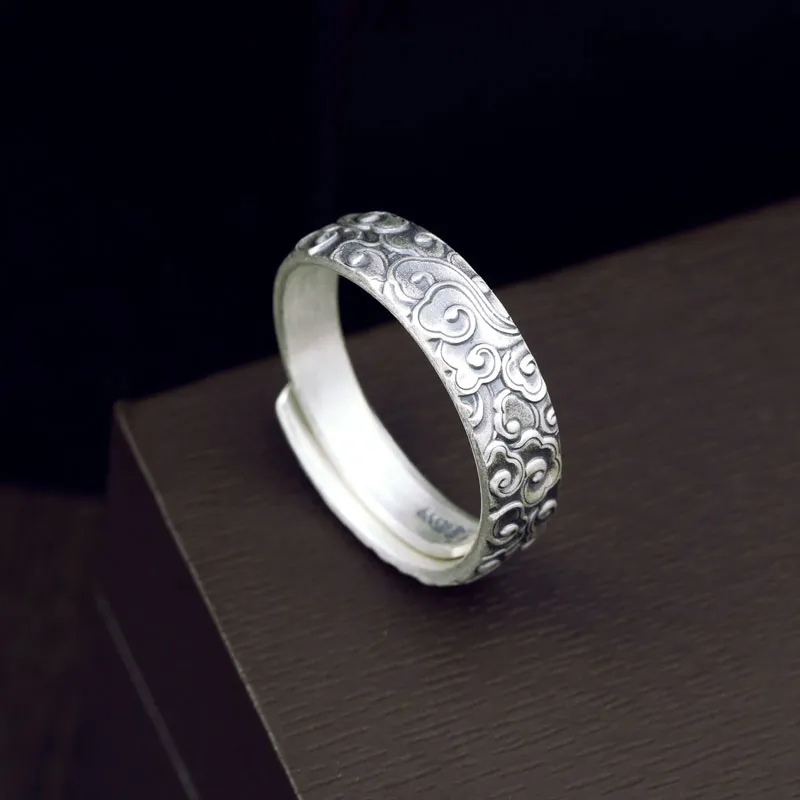 Mrs. Song 999 Fine Silver Rings Unisex-4