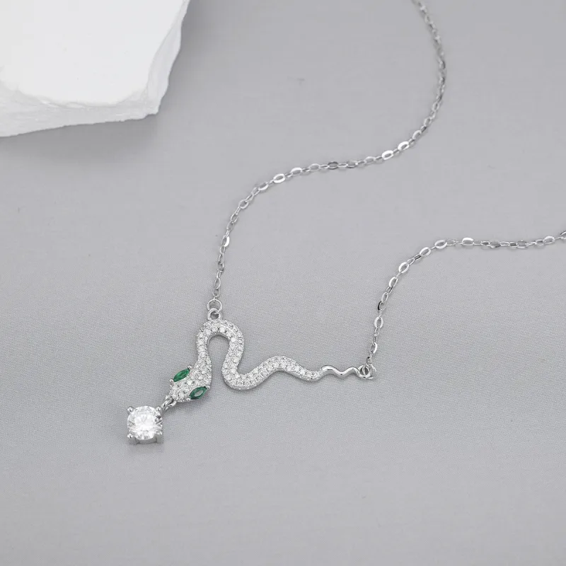 AILI 925 Sterling Silver Fashion Luxury Niche Versatile Elegance High Quality Peaceful Fortune Necklace Box Women's-3