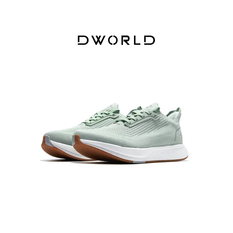 DWORLD Running Shoes Unisex Low Top White Gray-11