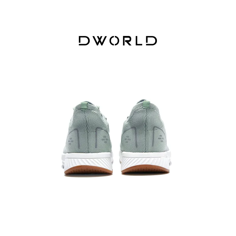 DWORLD Running Shoes Unisex Low Top White Gray-13