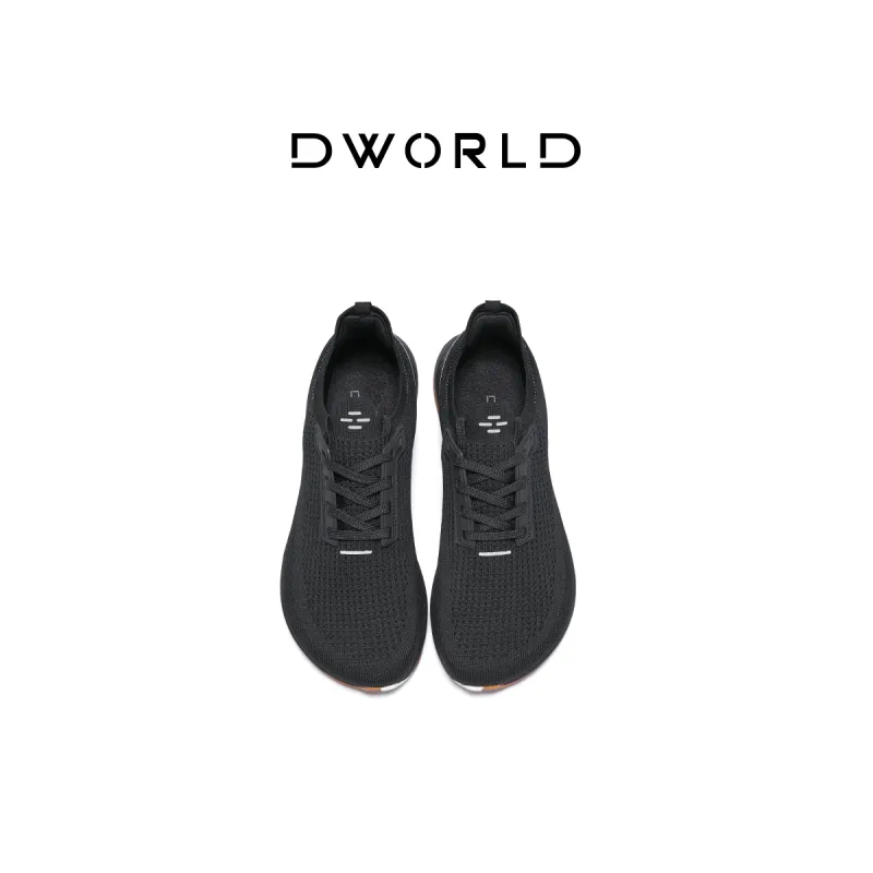 DWORLD Running Shoes Unisex Low Top White Gray-2