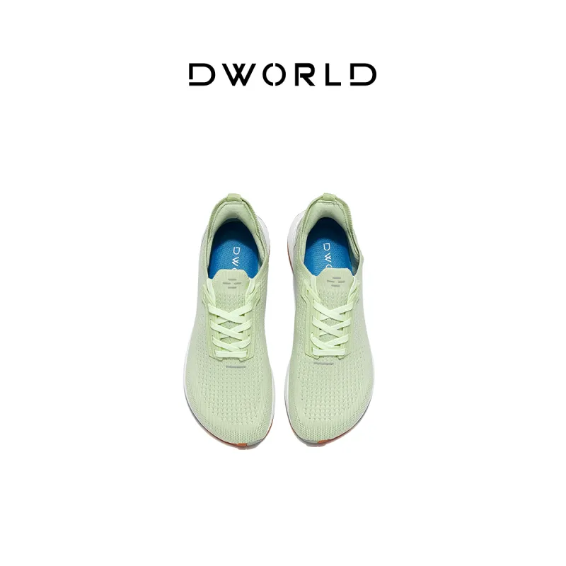 DWORLD Low Top Running Shoes Women's Light Green-3