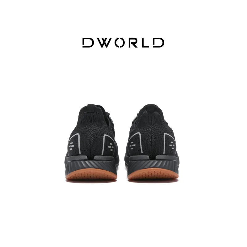 DWORLD Running Shoes Unisex Low Top White Gray-3
