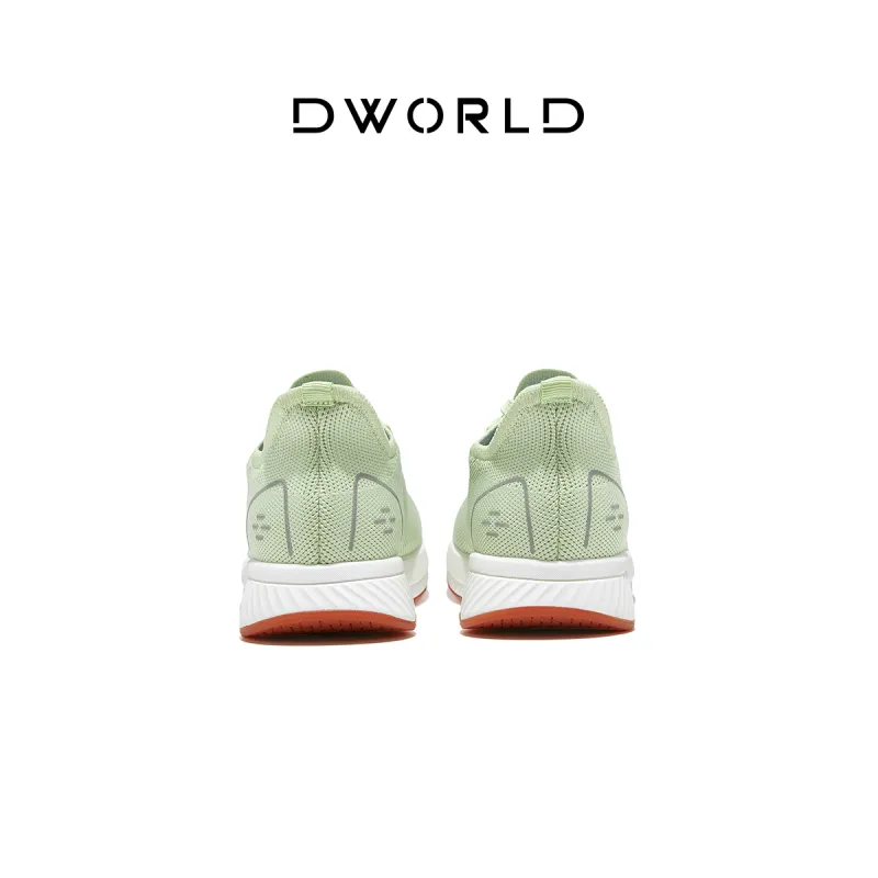 DWORLD Low Top Running Shoes Women's Light Green-4