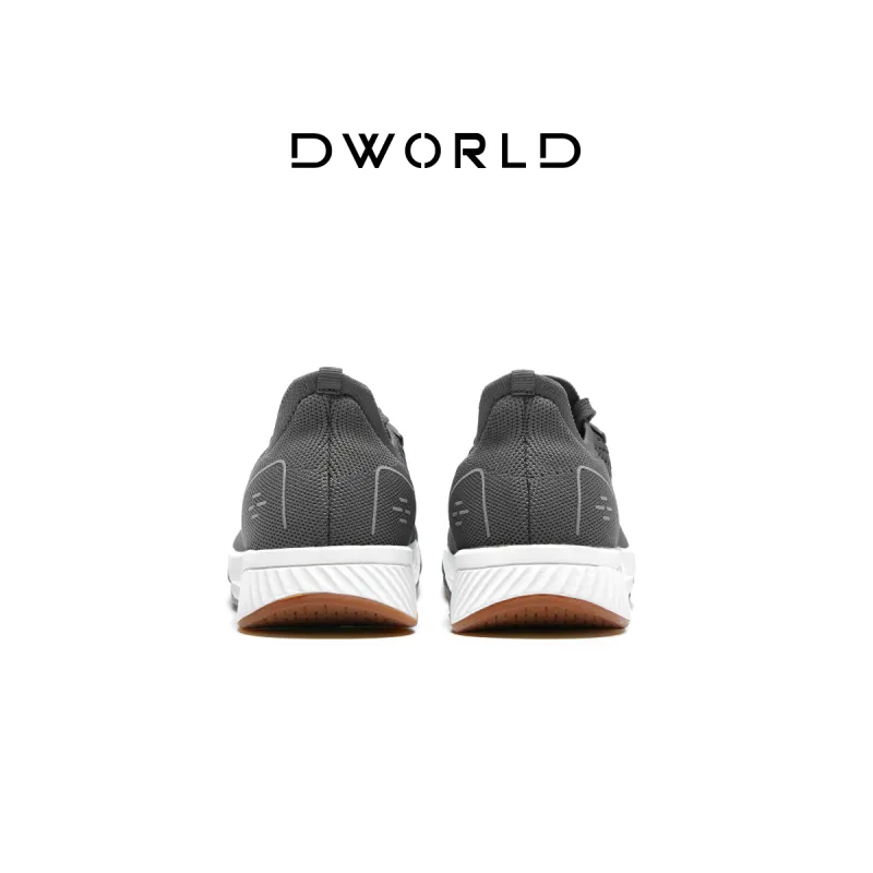 DWORLD Running Shoes Unisex Low Top White Gray-18