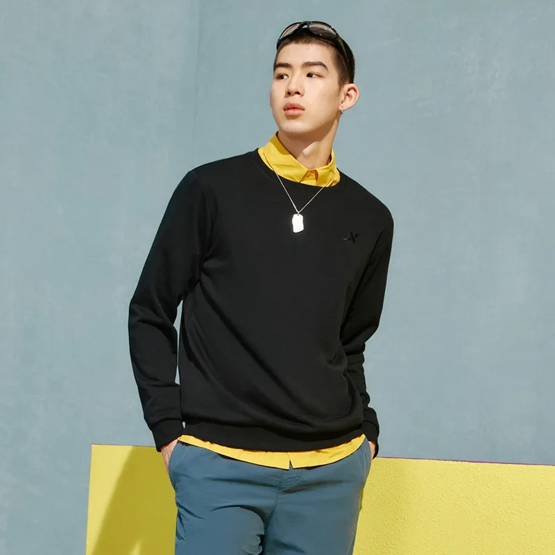 XTEP Variety Training Collection Sweatshirt Men's Black-2