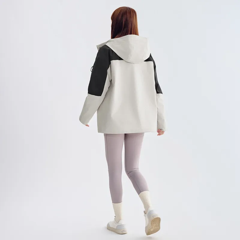 XTEP Wing Windbreaker Jackets Unisex Pumice Gray-3