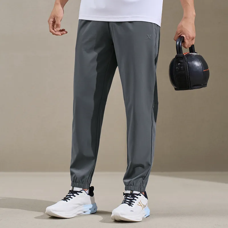 XTEP Training Pants Sports Pants Men's Pearl Gray-3