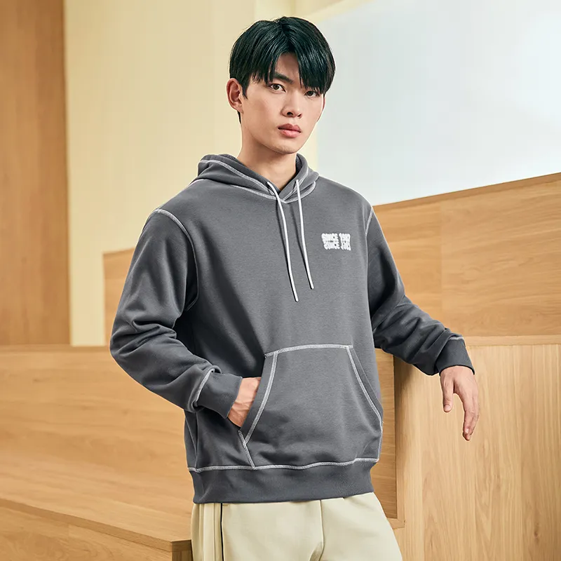 XTEP Sweatshirt Unisex Misty Ash Gray-6