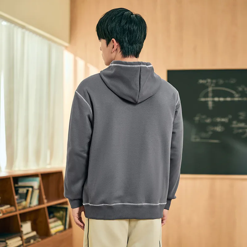 XTEP Sweatshirt Unisex Misty Ash Gray-4