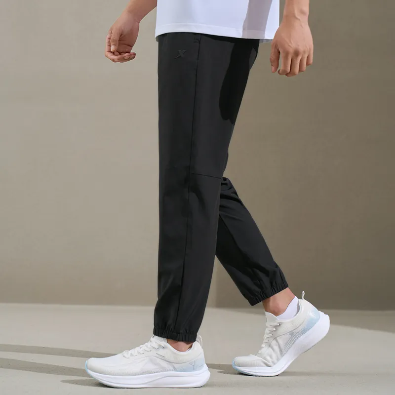 XTEP Training Pants Sports Pants Men's Jet Black-6