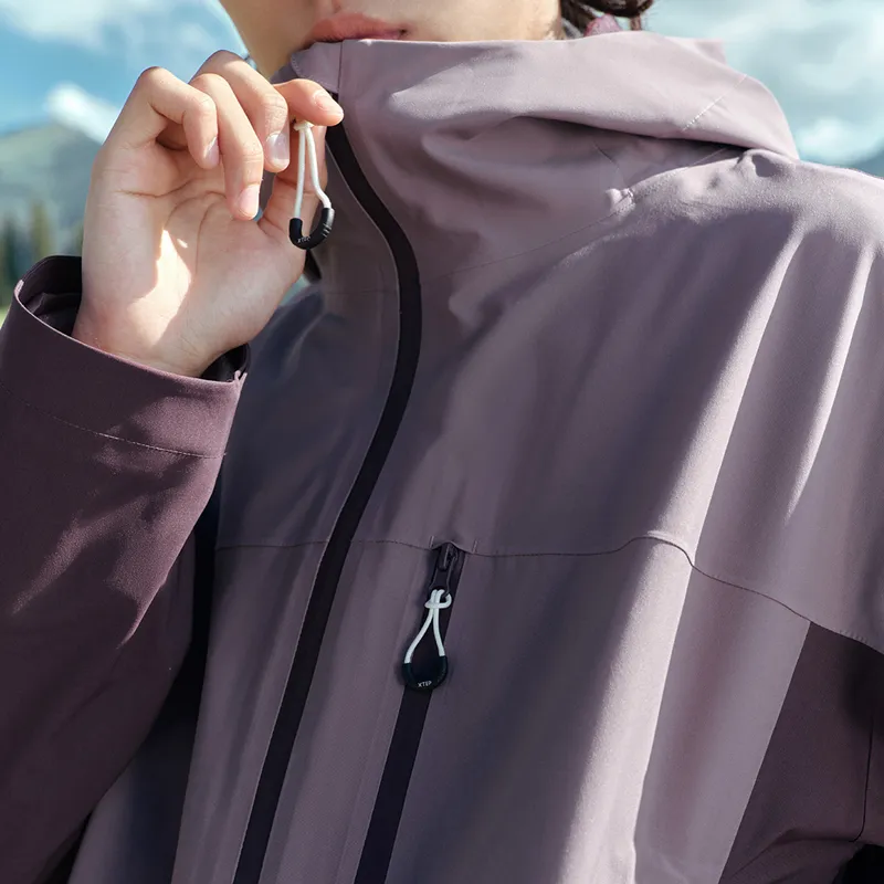 XTEP Wing Water Resistant Windbreaker Jacket Unisex Night Purple-3