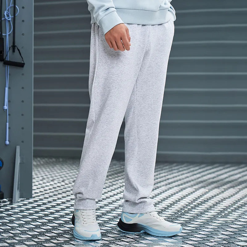 XTEP Variety Training Collection Casual Pants Men's Light Heather Gray-4