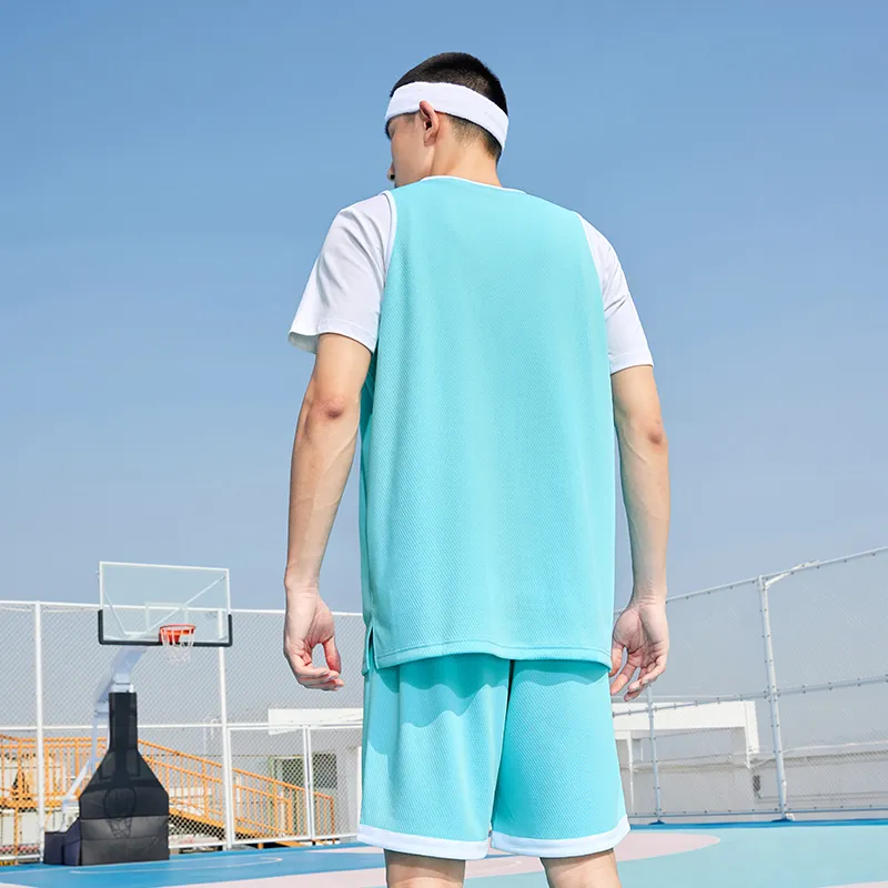 XTEP Basketball Jerseys Unisex Iridescent Blue-2