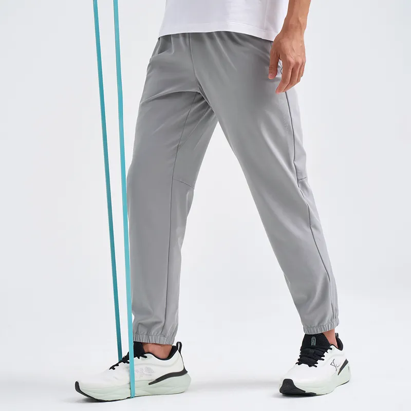 XTEP Casual Pants Men's Mud Clay Gray-6