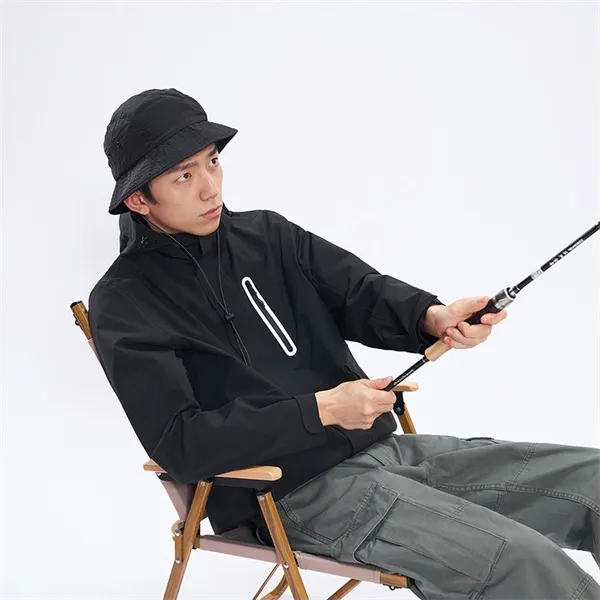 XTEP Wing Waterproof And Windproof Windbreaker Jacket Unisex Jet Black-22