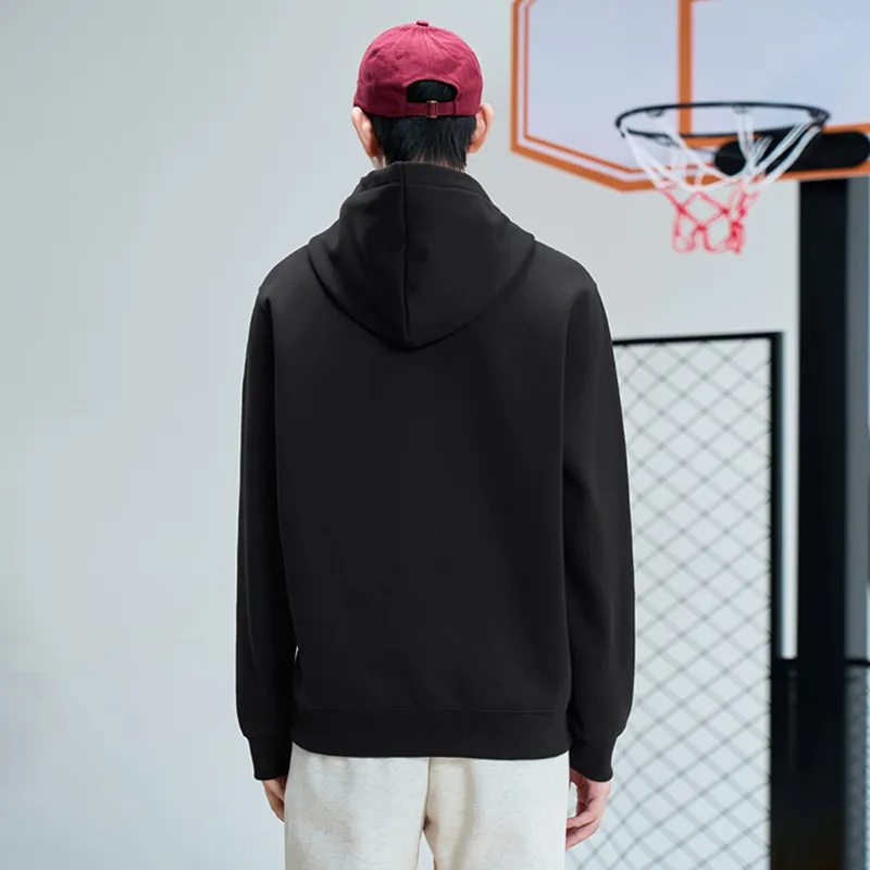 XTEP Basketball Collection Sweatshirt Men's Jet Black-6