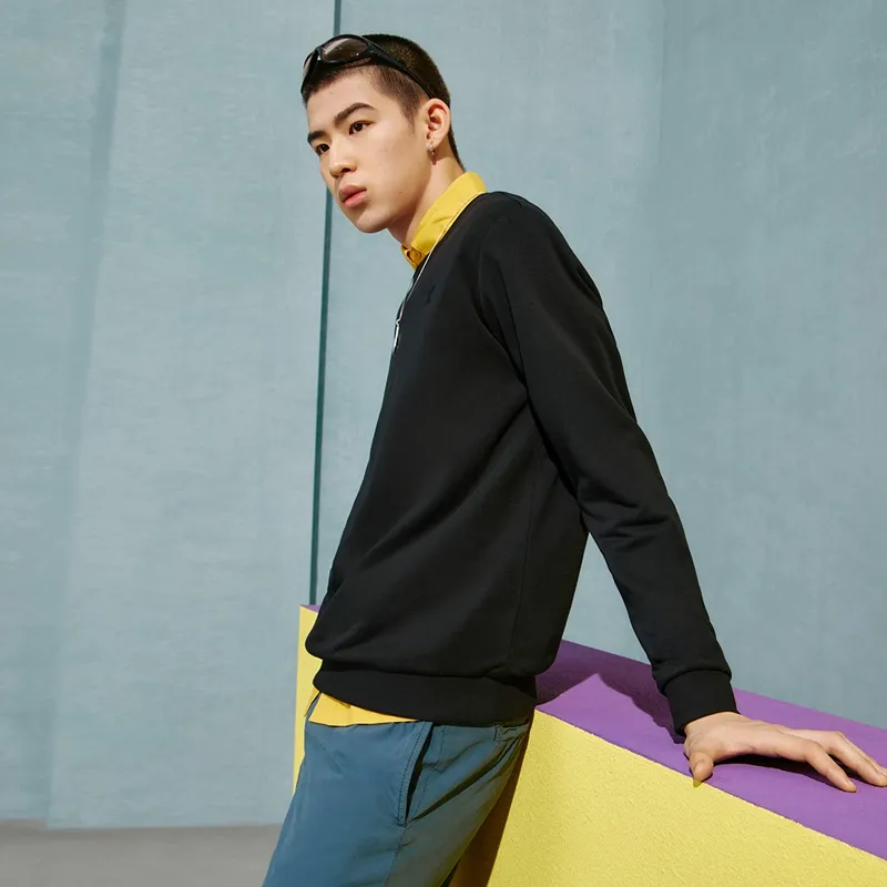 XTEP Variety Training Collection Sweatshirt Men's Black-12