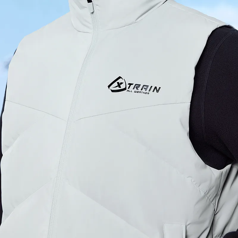 XTEP Vests Men Cream Gray-2