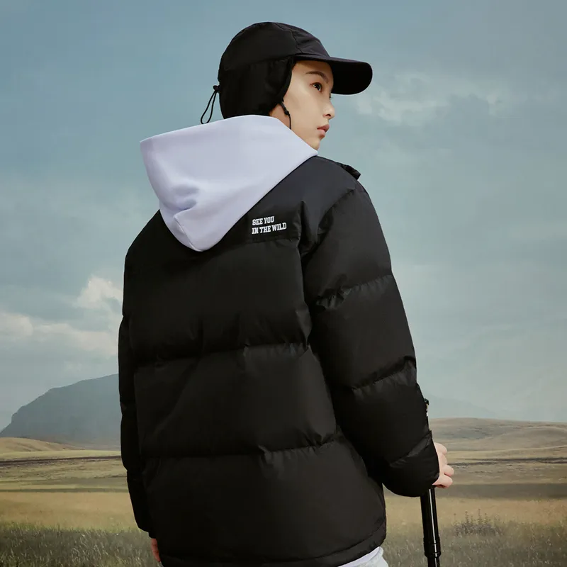 XTEP Duck Down Couple Down Jacket Unisex-4