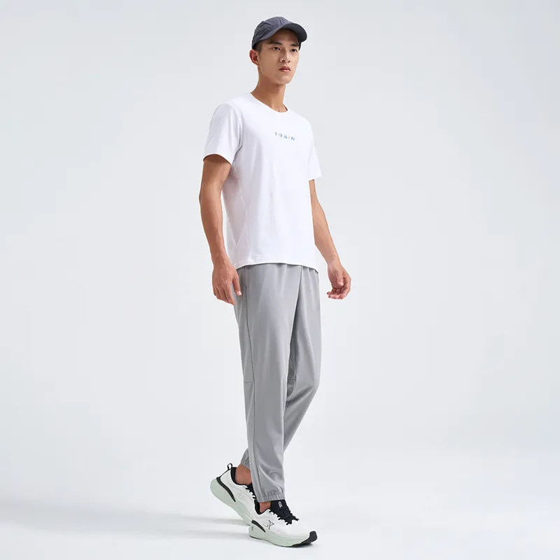 XTEP Casual Pants Men's Mud Clay Gray-3