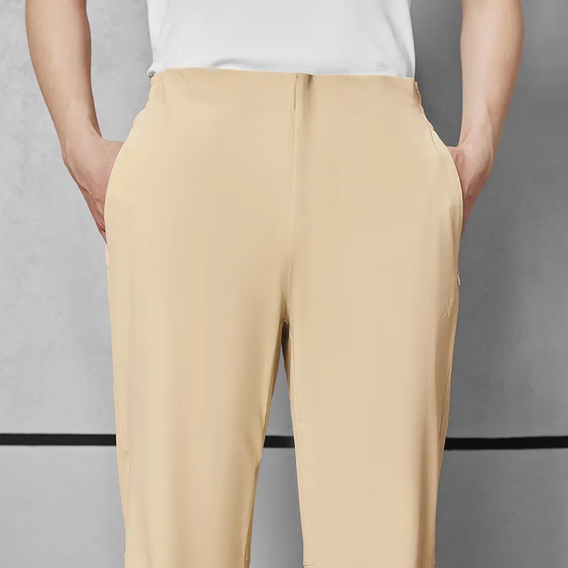 XTEP Casual Pants Regular Men's Khaki Yellow-12