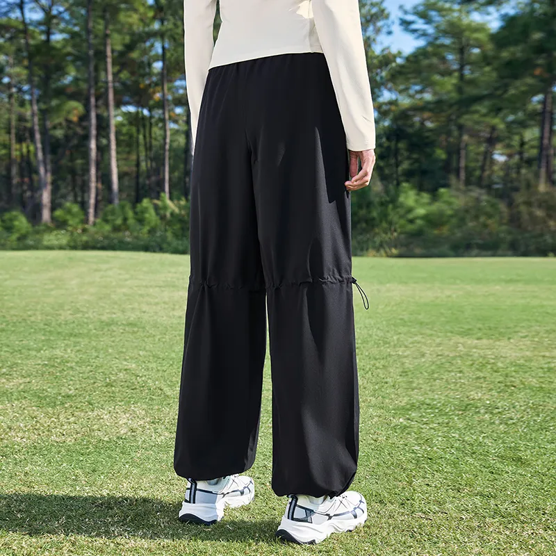 XTEP Casual Pants Women's Jet Black-2
