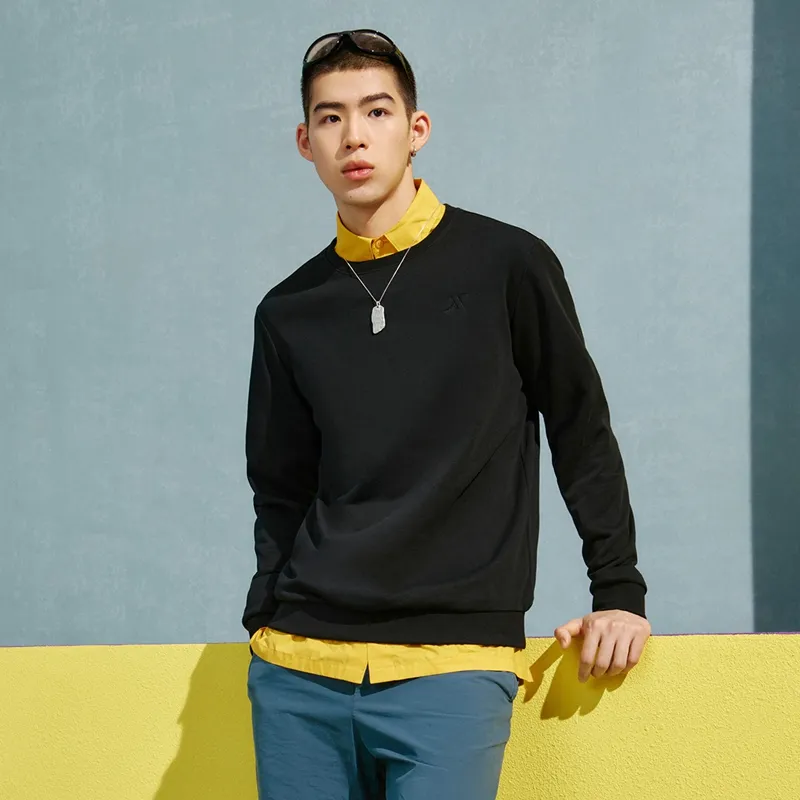 XTEP Variety Training Collection Sweatshirt Men's Black-11