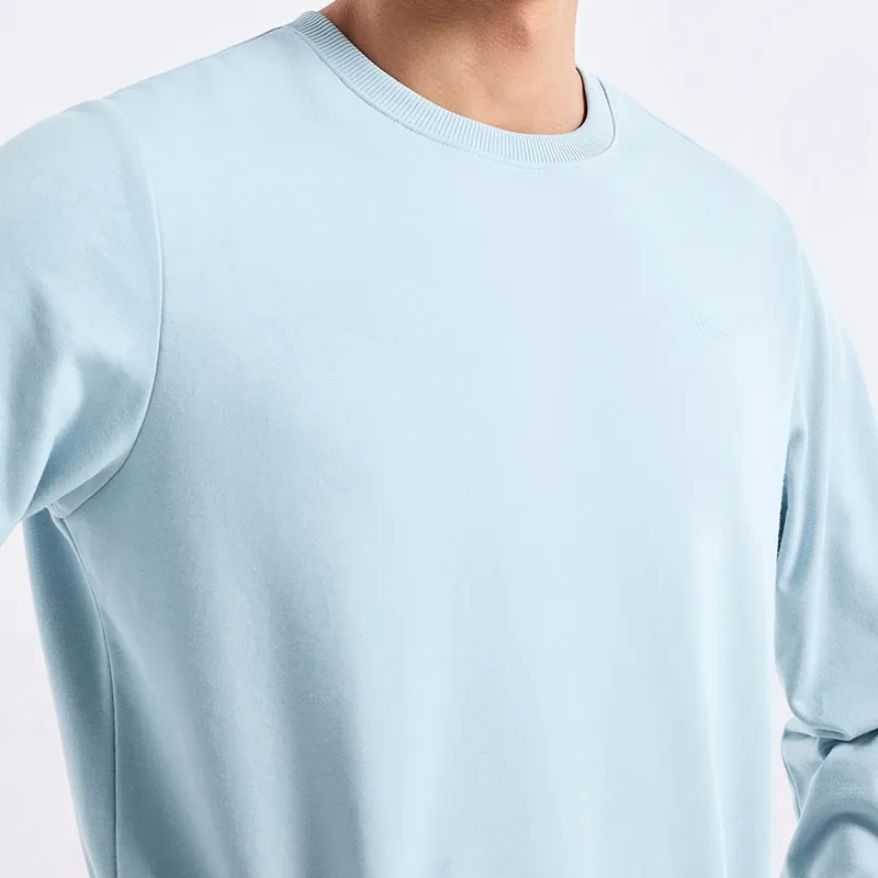 XTEP Casual Long Sleeved Sweatshirt Glacier Blue Men's-2
