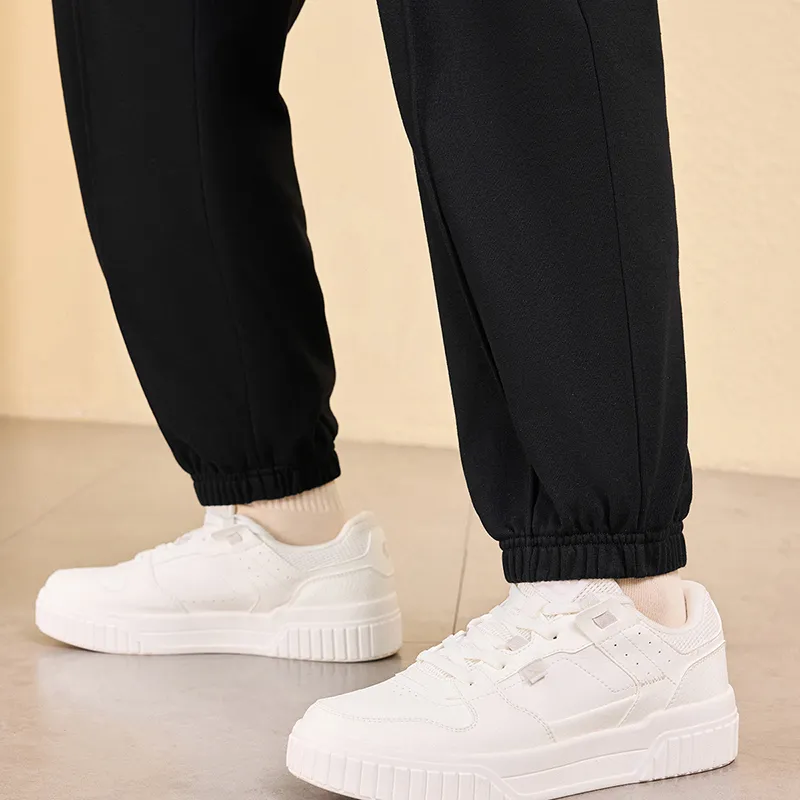 XTEP Knitted Sports Pants Women's Jet Black-13