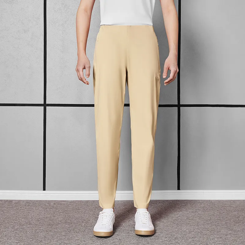 XTEP Casual Pants Regular Men's Khaki Yellow-8