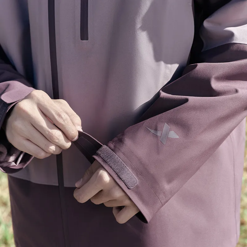 XTEP Wing Water Resistant Windbreaker Jacket Unisex Night Purple-4