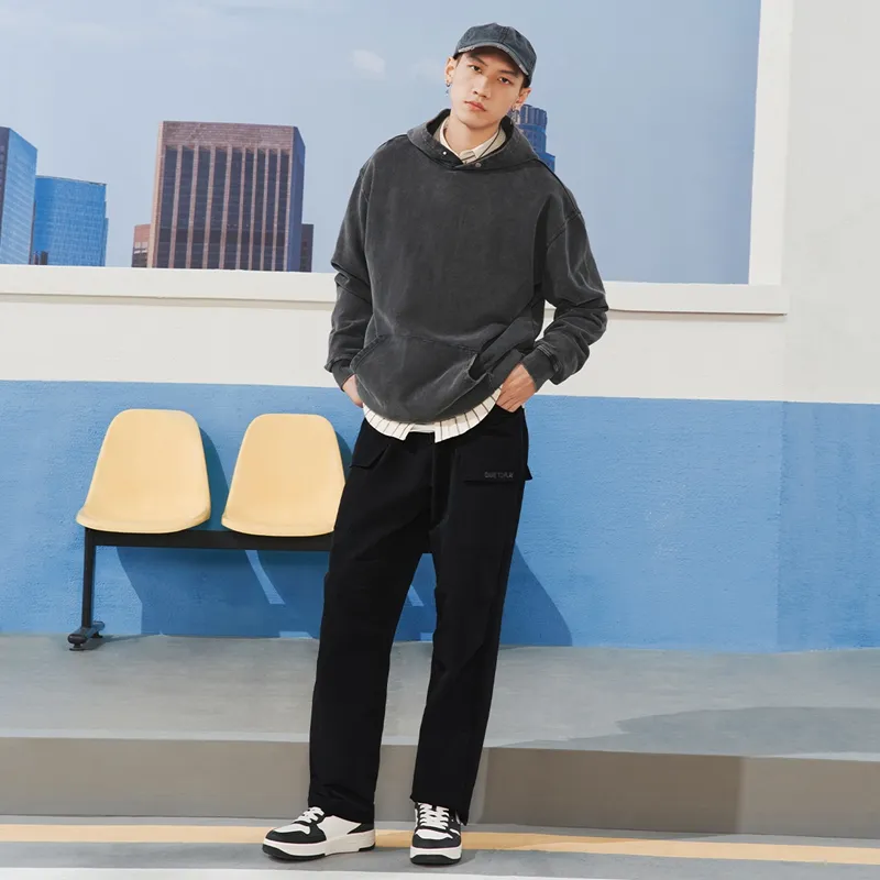 XTEP Casual Pants Men's Tofu Skin-2