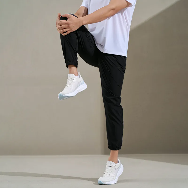 XTEP Training Pants Sports Pants Men's Jet Black-2