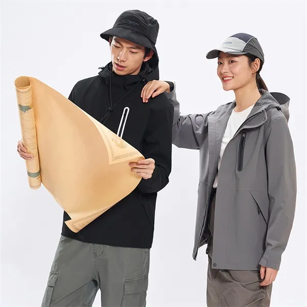 XTEP Wing Waterproof And Windproof Windbreaker Jacket Unisex Jet Black-16