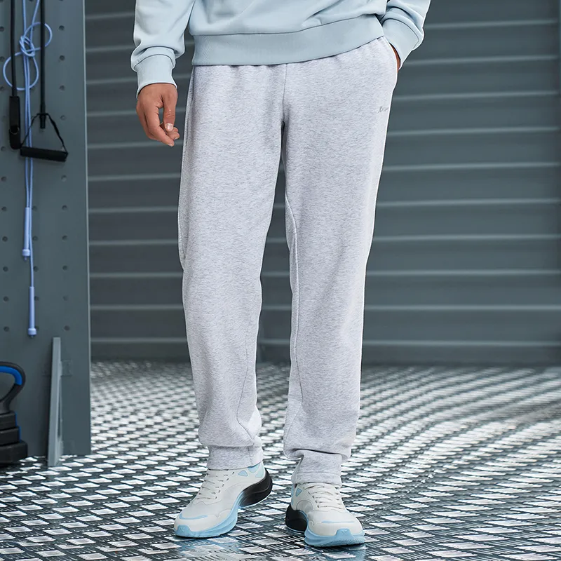 XTEP Variety Training Collection Casual Pants Men's Light Heather Gray-6