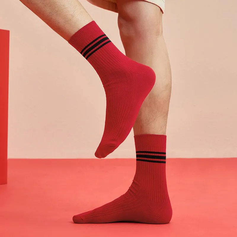 XTEP Knee High Socks Men's 2 Pack-5