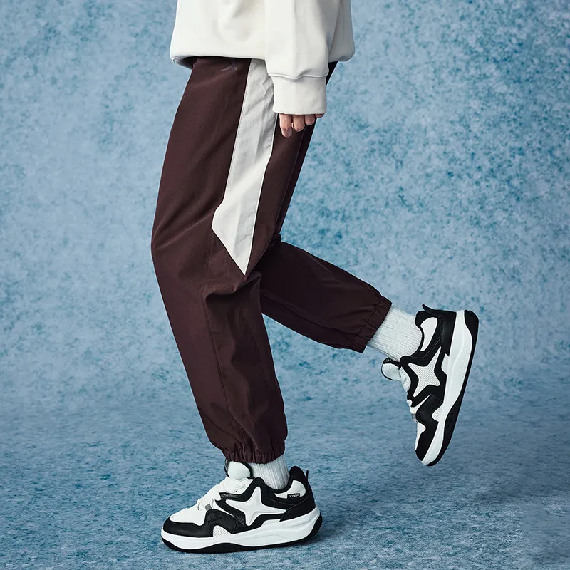 XTEP Sports Life Collection Casual Pants Men's Light Beige Umber-5