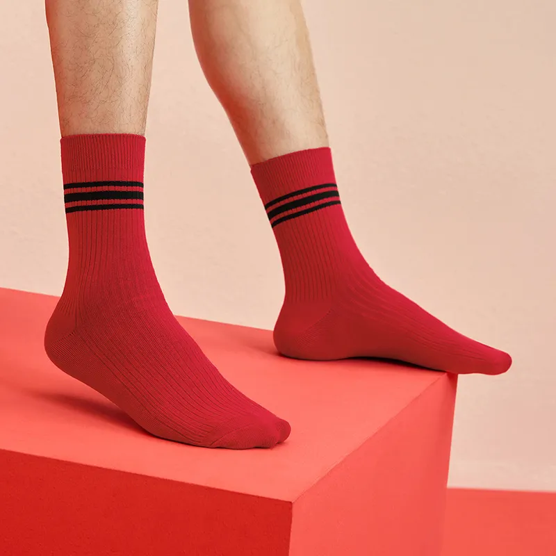 XTEP Knee High Socks Men's 2 Pack-3