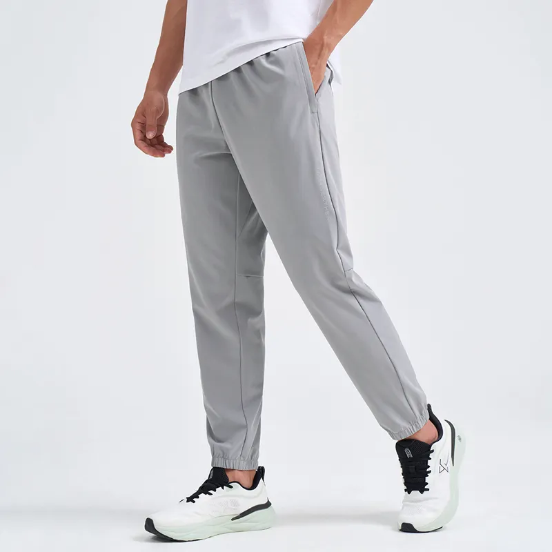 XTEP Casual Pants Men's Mud Clay Gray-4