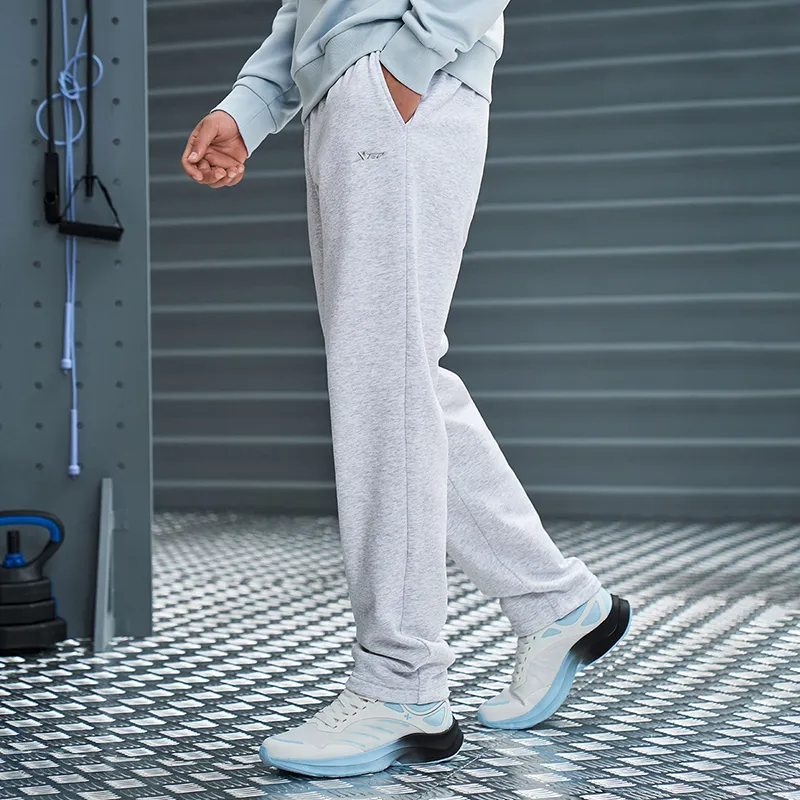 XTEP Variety Training Collection Casual Pants Men's Light Heather Gray-5