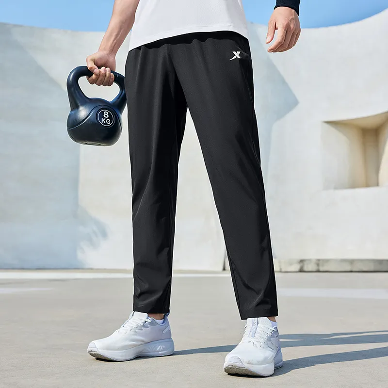 XTEP Training Pants Casual Pants Men's Jet Black-3