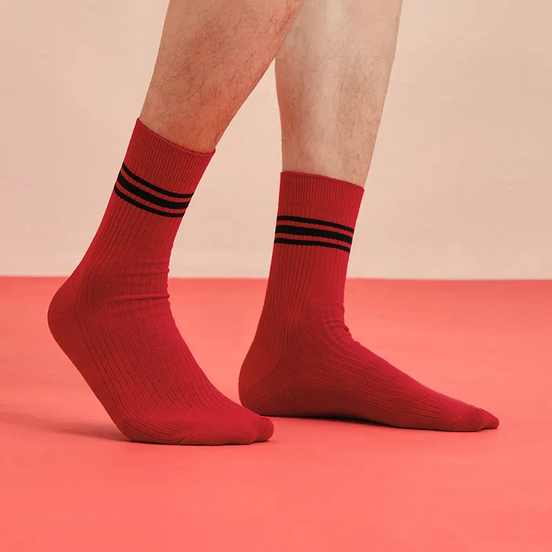 XTEP Knee High Socks Men's 2 Pack-6