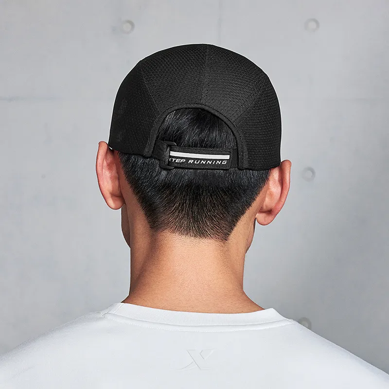 XTEP Polyester Baseball Caps Unisex Black-3