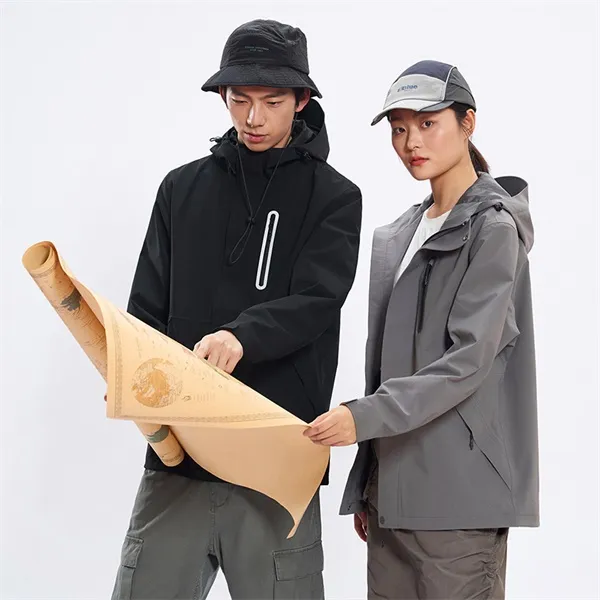 XTEP Wing Waterproof And Windproof Windbreaker Jacket Unisex Jet Black-18