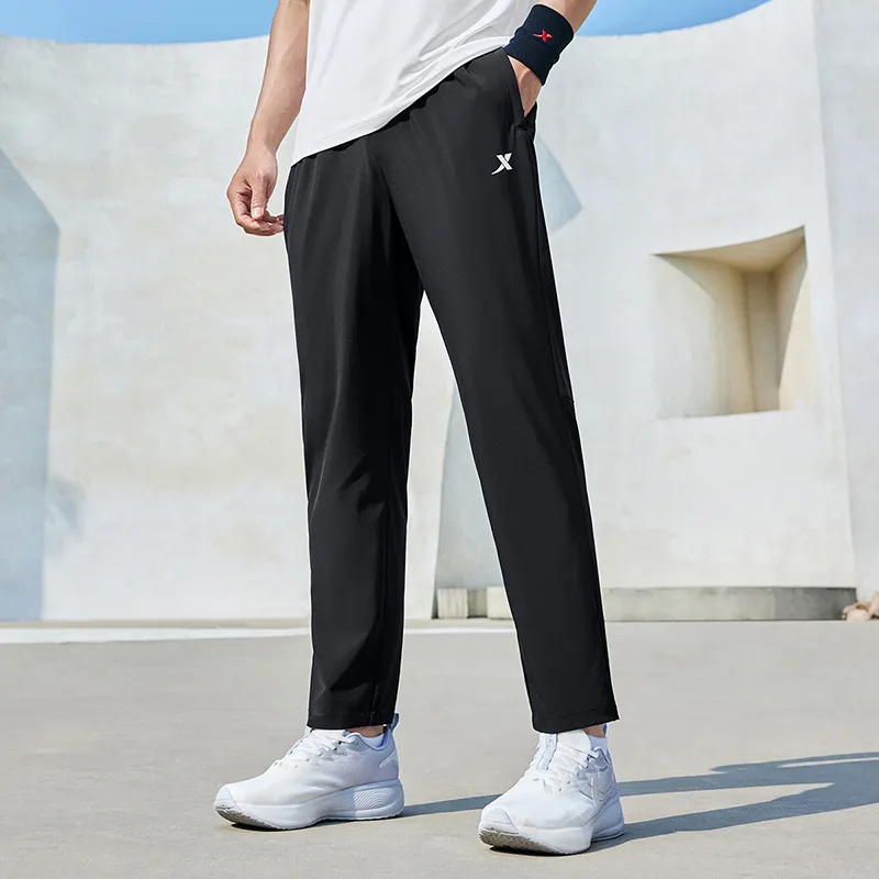 XTEP Training Pants Casual Pants Men's Jet Black-2
