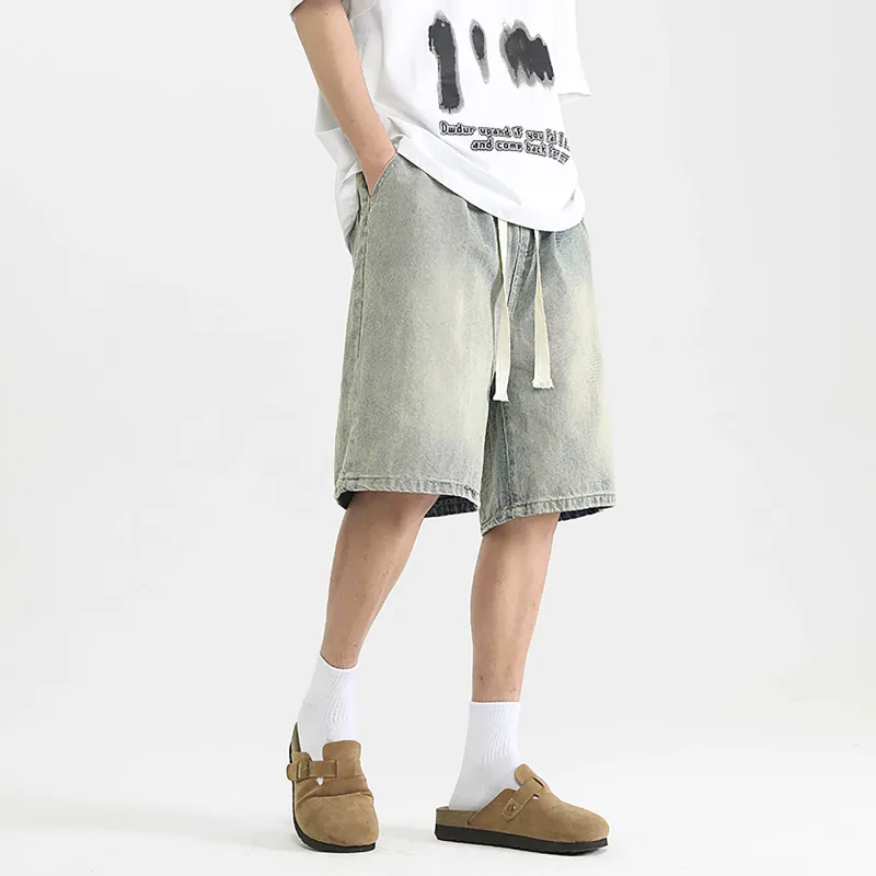 MKIEZER Denim Shorts Unisex-2
