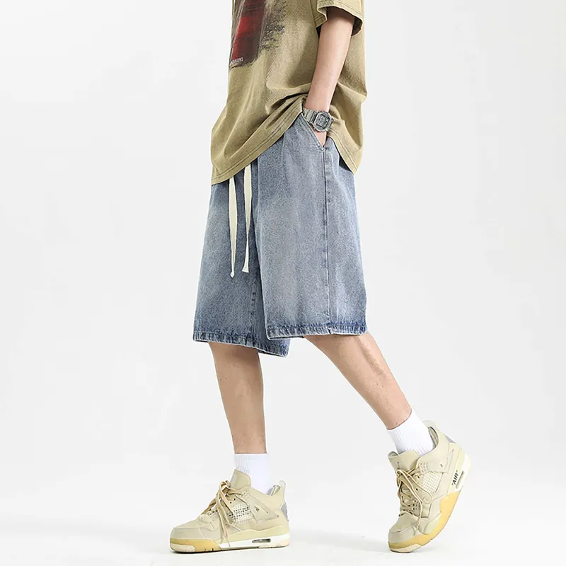MKIEZER Denim Shorts Unisex-14